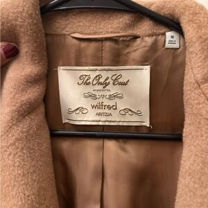 Aritzia Wilfred The Only Coat (Re)Camel Wool